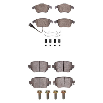 R1 Concepts® - Euro Ceramic Ceramic Front and Rear Brake Pad Set