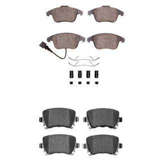 R1 Concepts® - Euro Ceramic Ceramic Front and Rear Brake Pad Set