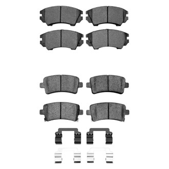 R1 Concepts® - Euro Ceramic Ceramic Front and Rear Brake Pad Set