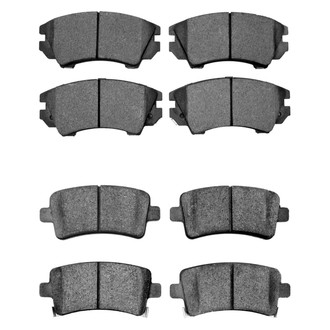 R1 Concepts® - Euro Ceramic Ceramic Front and Rear Brake Pad Set