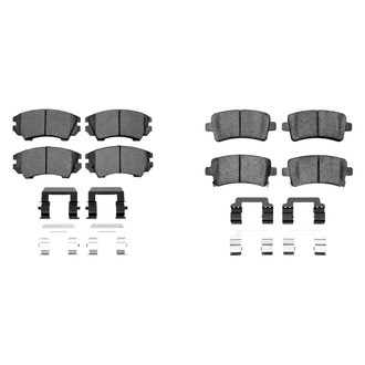 R1 Concepts® - Euro Ceramic Ceramic Front and Rear Brake Pad Set