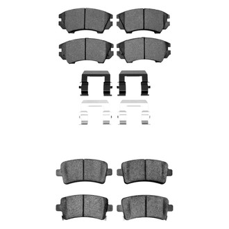 R1 Concepts® - Euro Ceramic Ceramic Front and Rear Brake Pad Set