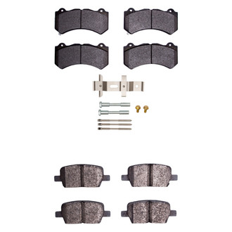 R1 Concepts® - Euro Ceramic Ceramic Front and Rear Brake Pad Set