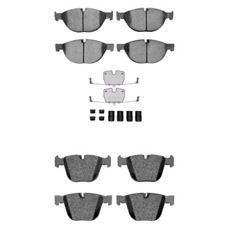 R1 Concepts® - Euro Ceramic Front and Rear Brake Pad Set
