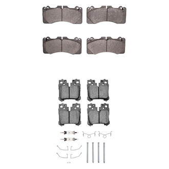 R1 Concepts® - Euro Ceramic Ceramic Front and Rear Brake Pad Set