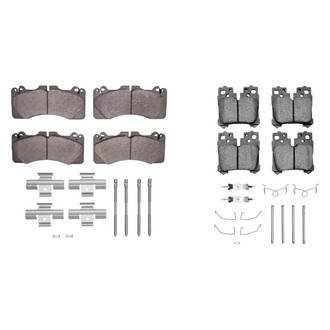 R1 Concepts® - Euro Ceramic Ceramic Front and Rear Brake Pad Set
