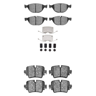 R1 Concepts® - Euro Ceramic Front and Rear Brake Pad Set