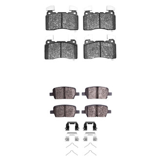 R1 Concepts® - Euro Ceramic Front and Rear Brake Pad Set