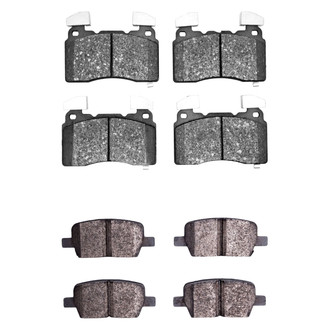 R1 Concepts® - Euro Ceramic Front and Rear Brake Pad Set