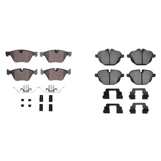 R1 Concepts® - Euro Ceramic Ceramic Front and Rear Brake Pad Set
