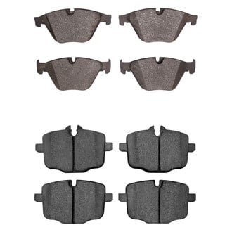 R1 Concepts® - Euro Ceramic Ceramic Front and Rear Brake Pad Set