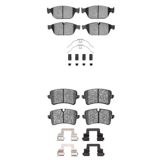 R1 Concepts® - Euro Ceramic Ceramic Front and Rear Brake Pad Set