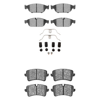 R1 Concepts® - Euro Ceramic Ceramic Front and Rear Brake Pad Set