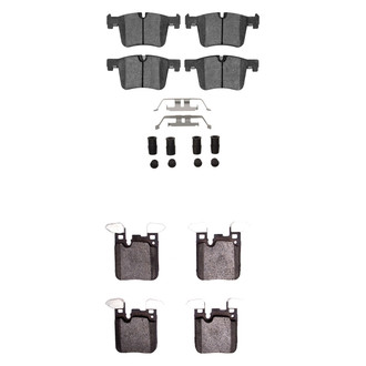 R1 Concepts® - Euro Ceramic Ceramic Front and Rear Brake Pad Set