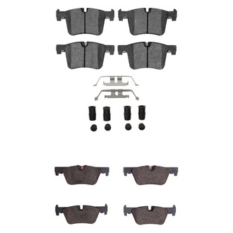 R1 Concepts® - Euro Ceramic Ceramic Front and Rear Brake Pad Set