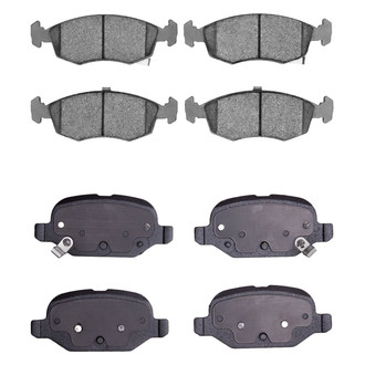 R1 Concepts® - Euro Ceramic Ceramic Front and Rear Brake Pad Set