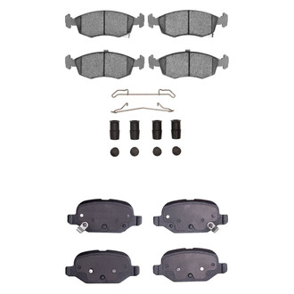 R1 Concepts® - Euro Ceramic Ceramic Front and Rear Brake Pad Set