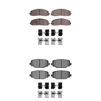 R1 Concepts® - Euro Ceramic Ceramic Front and Rear Brake Pad Set