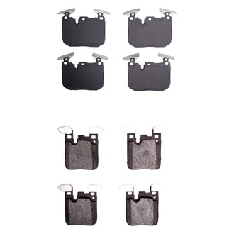 R1 Concepts® - Euro Ceramic Ceramic Front and Rear Brake Pad Set