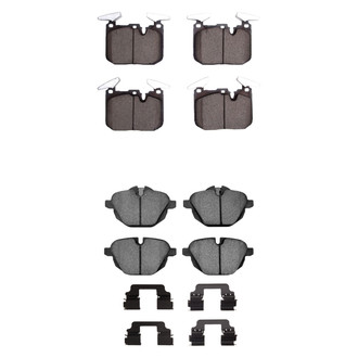 R1 Concepts® - Euro Ceramic Ceramic Front and Rear Brake Pad Set