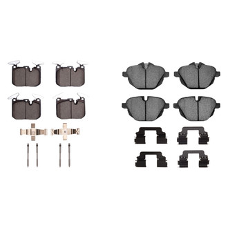 R1 Concepts® - Euro Ceramic Ceramic Front and Rear Brake Pad Set