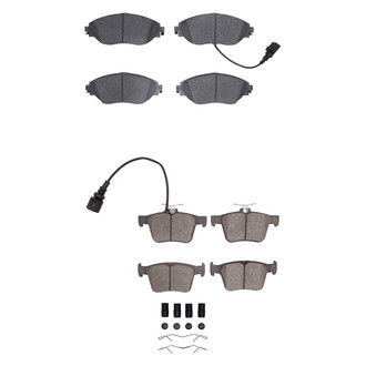 R1 Concepts® - Euro Ceramic Ceramic Front and Rear Brake Pad Set
