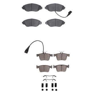 R1 Concepts® - Euro Ceramic Ceramic Front and Rear Brake Pad Set