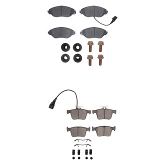 R1 Concepts® - Euro Ceramic Ceramic Front and Rear Brake Pad Set