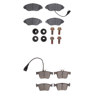 R1 Concepts® - Euro Ceramic Ceramic Front and Rear Brake Pad Set