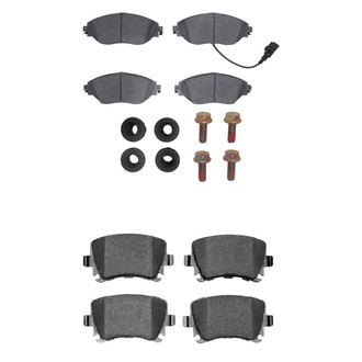 R1 Concepts® - Euro Ceramic Ceramic Front and Rear Brake Pad Set