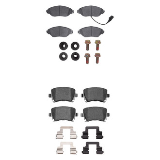 R1 Concepts® - Euro Ceramic Ceramic Front and Rear Brake Pad Set