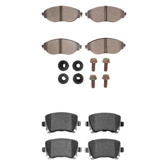 R1 Concepts® - Euro Ceramic Ceramic Front and Rear Brake Pad Set