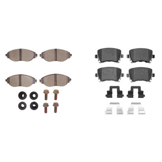 R1 Concepts® - Euro Ceramic Ceramic Front and Rear Brake Pad Set