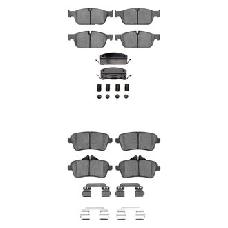 R1 Concepts® - Euro Ceramic Ceramic Front and Rear Brake Pad Set