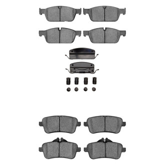 R1 Concepts® - Euro Ceramic Ceramic Front and Rear Brake Pad Set