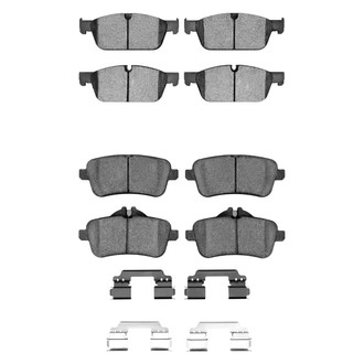 R1 Concepts® - Euro Ceramic Ceramic Front and Rear Brake Pad Set