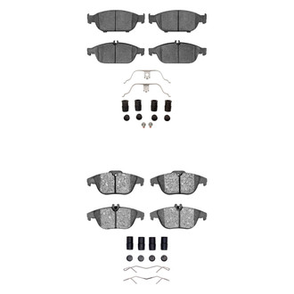 R1 Concepts® - Euro Ceramic Ceramic Front and Rear Brake Pad Set