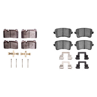 R1 Concepts® - Euro Ceramic Ceramic Front and Rear Brake Pad Set