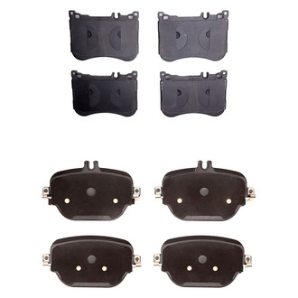 R1 Concepts® - Euro Ceramic Front and Rear Brake Pad Set