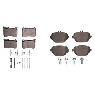 R1 Concepts® - Euro Ceramic Ceramic Front and Rear Brake Pad Set