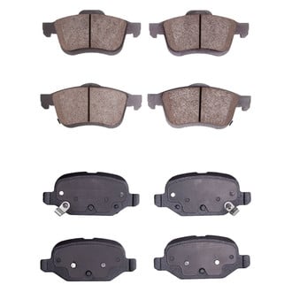 R1 Concepts® - Euro Ceramic Ceramic Front and Rear Brake Pad Set