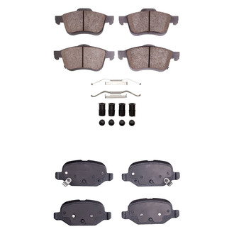 R1 Concepts® - Euro Ceramic Ceramic Front and Rear Brake Pad Set