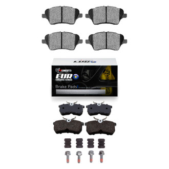 R1 Concepts® - Euro Ceramic Front and Rear Brake Pad Set