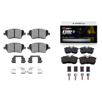 R1 Concepts® - Euro Ceramic Front and Rear Brake Pad Set