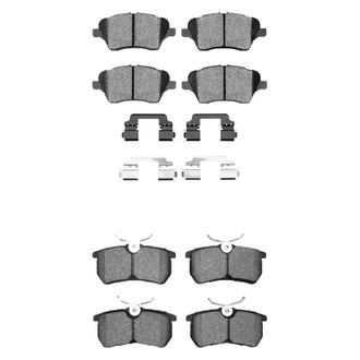 R1 Concepts® - Euro Ceramic Ceramic Front and Rear Brake Pad Set