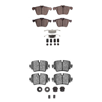 R1 Concepts® - Euro Ceramic Ceramic Front and Rear Brake Pad Set