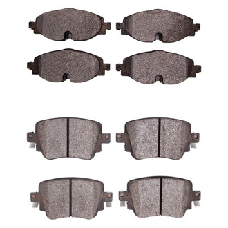 R1 Concepts® - Euro Ceramic Ceramic Front and Rear Brake Pad Set