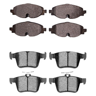 R1 Concepts® - Euro Ceramic Ceramic Front and Rear Brake Pad Set