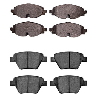 R1 Concepts® - Euro Ceramic Ceramic Front and Rear Brake Pad Set