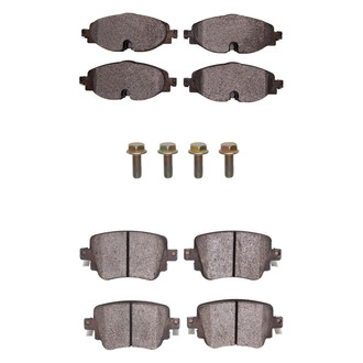 R1 Concepts® - Euro Ceramic Ceramic Front and Rear Brake Pad Set